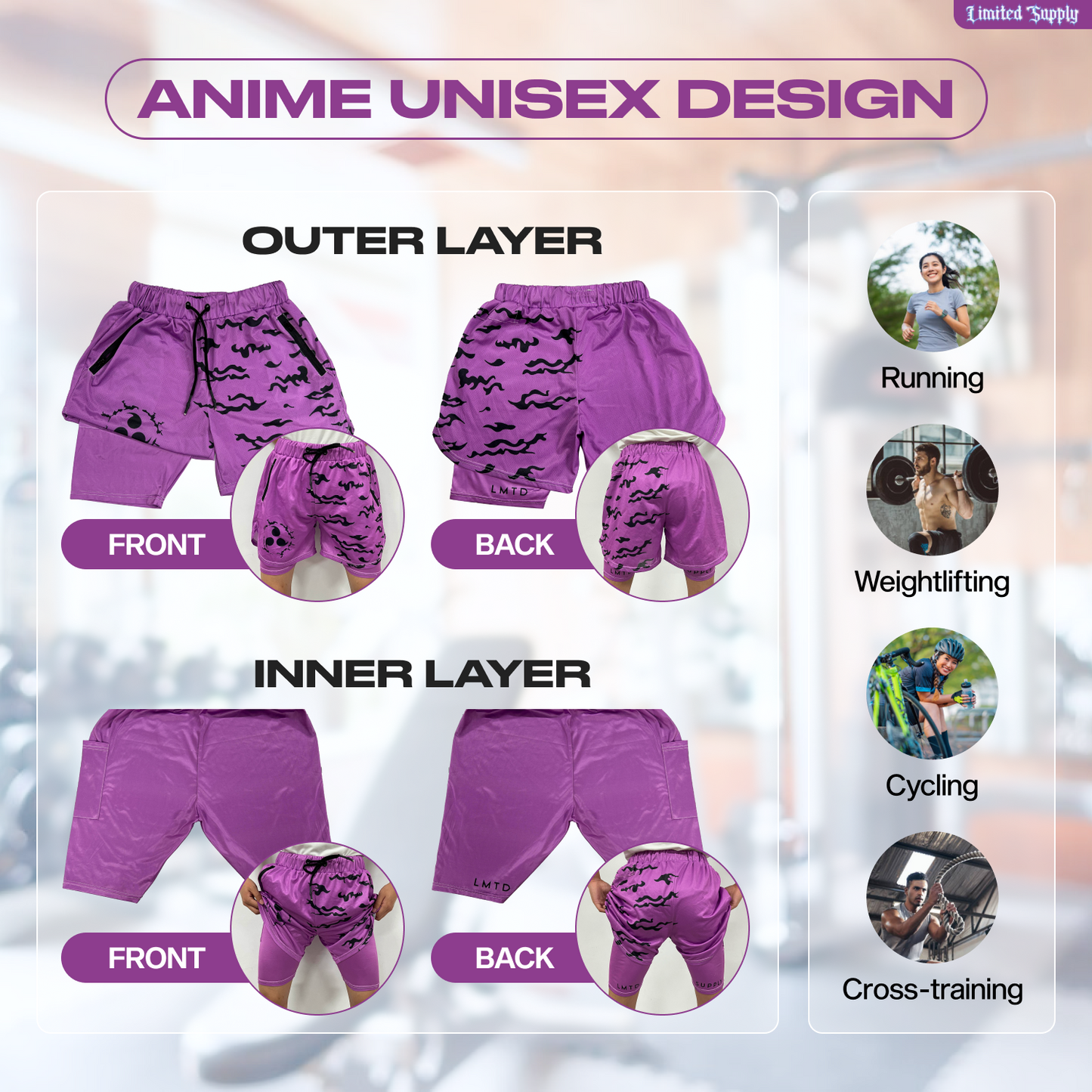 Purple Cursed Mark Anime Shorts