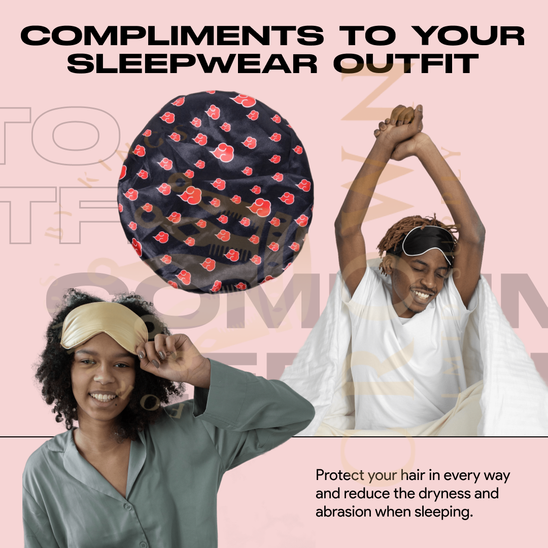 Anime Silky Bonnet For Men and Women Crown Limited Supply