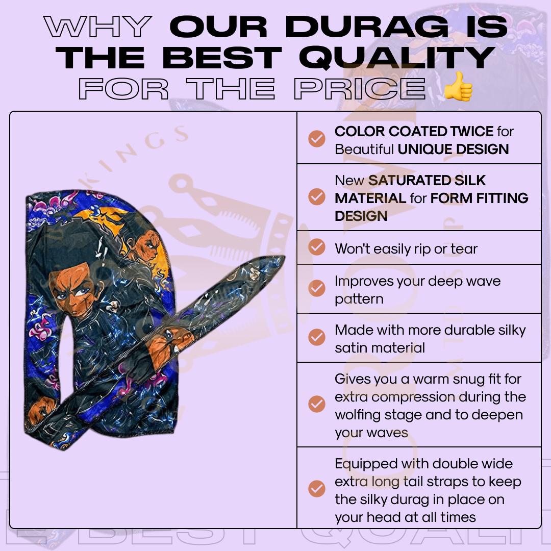 Dark Huey - SIlky Crown Durag Crown Limited Supply