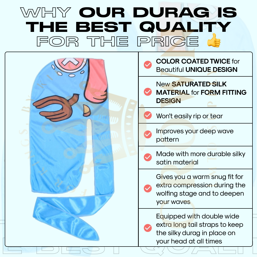 Action Anime Durag Crown Limited Supply