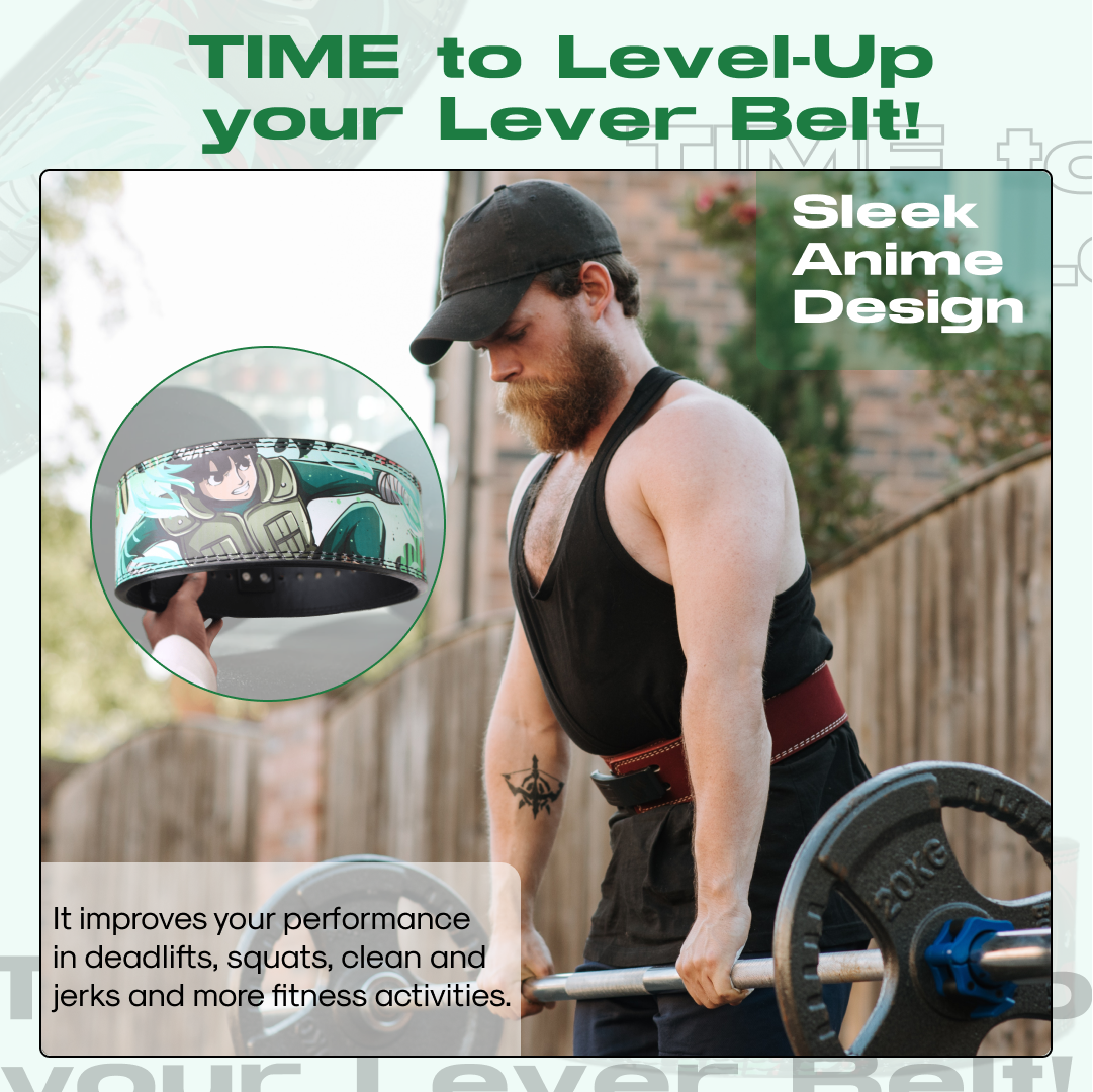 Anime Lever Belt Mens gym Accessory Crown Limited Supply