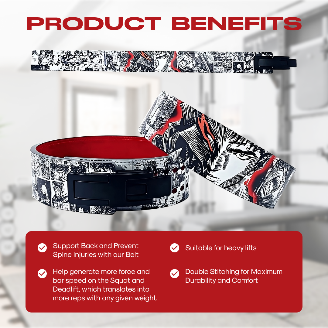 Pre Order Anime Lever Belt Multiple Designs