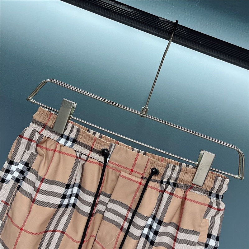 Striped Bbry Design Shorts