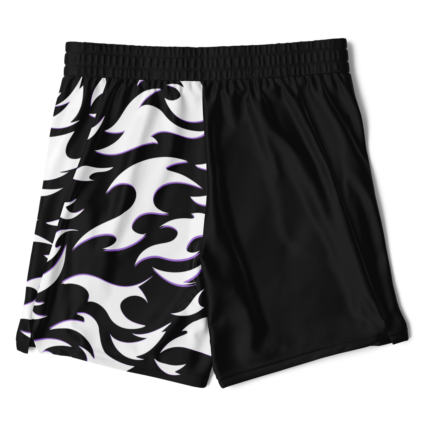 Curse Mark White Men's 2-in-1 Shorts - AOP