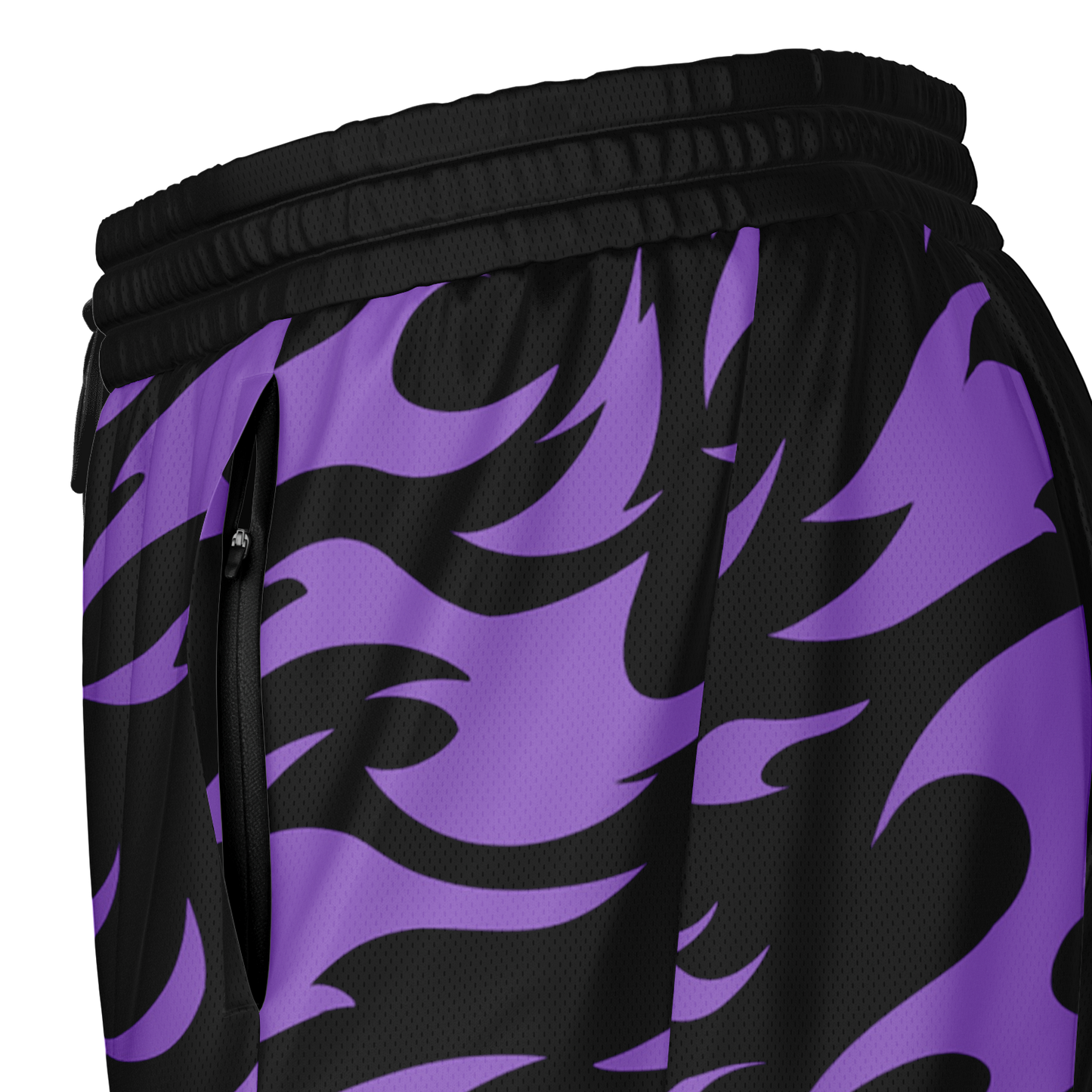 Curse Mark Purple Men's 2-in-1 Shorts - AOP