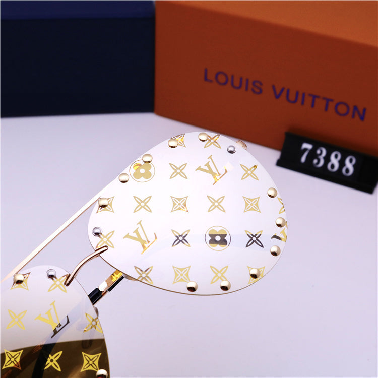 Light Brown Monogram LLV Design Frame