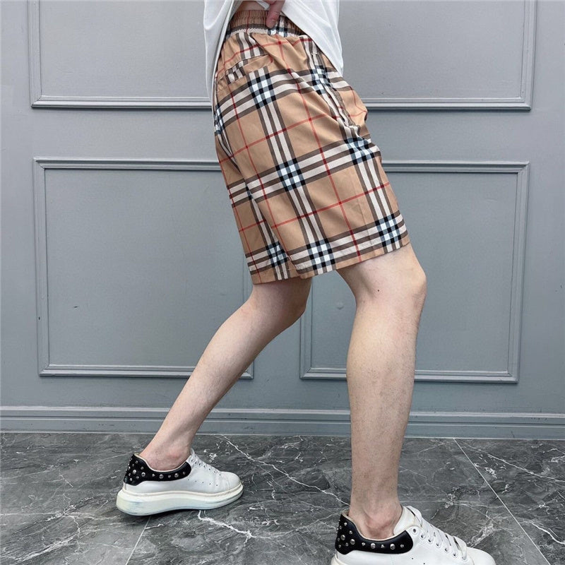 Striped Bbry Design Shorts