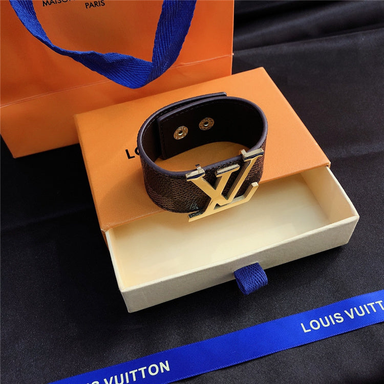 LLV Brown Checkered Bracelet