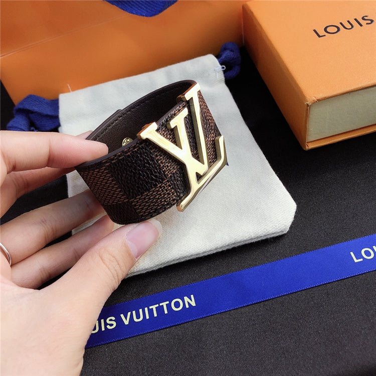 LLV Brown Checkered Bracelet