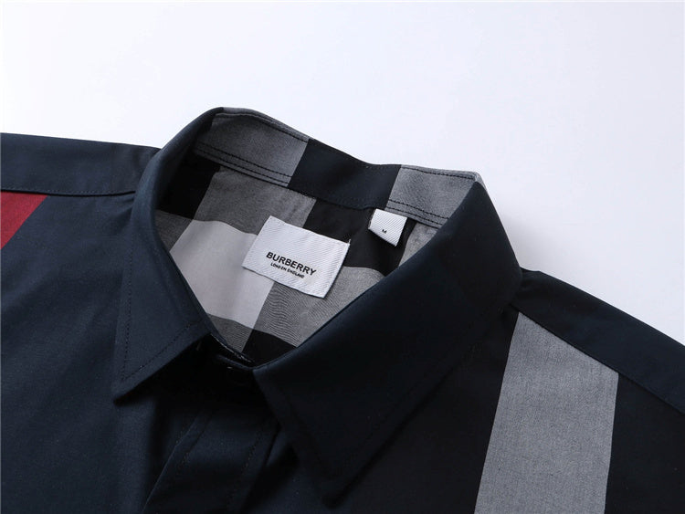 Black Stripes Brbry Polo Shirt