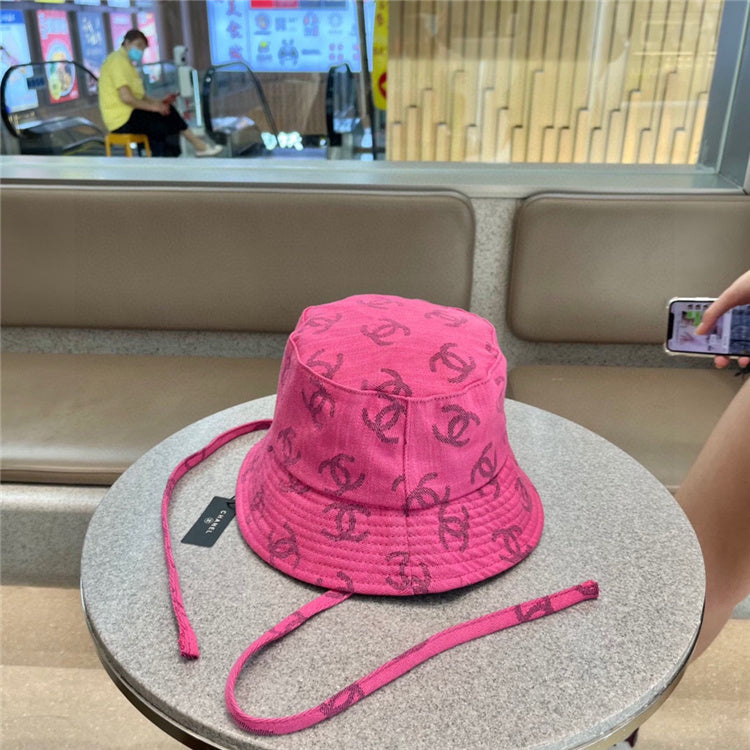 Pink CC Design Bucket Hat