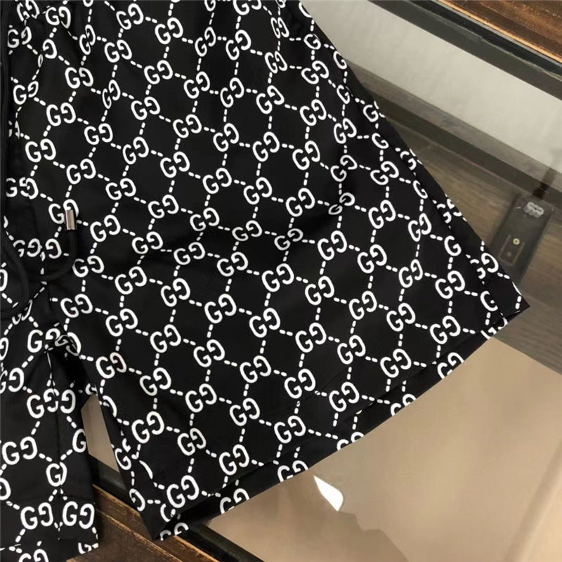 Black GG Design Short