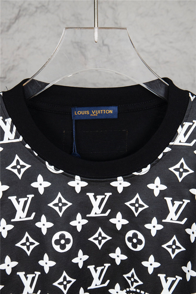 Black LLV with Pattern Design Shirt