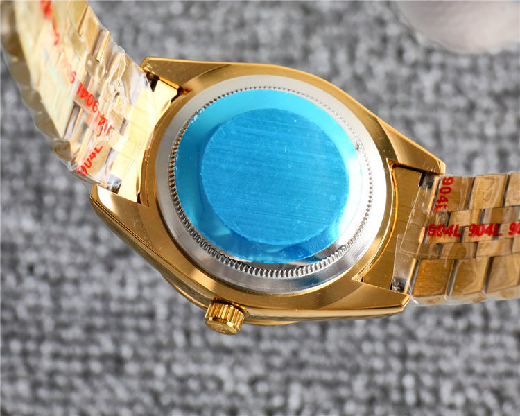 Gold Rlex Design Watch