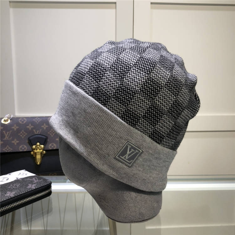 LLV Checkered Design Beanies