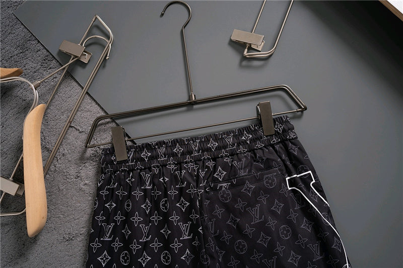 Black LLV Design Shorts