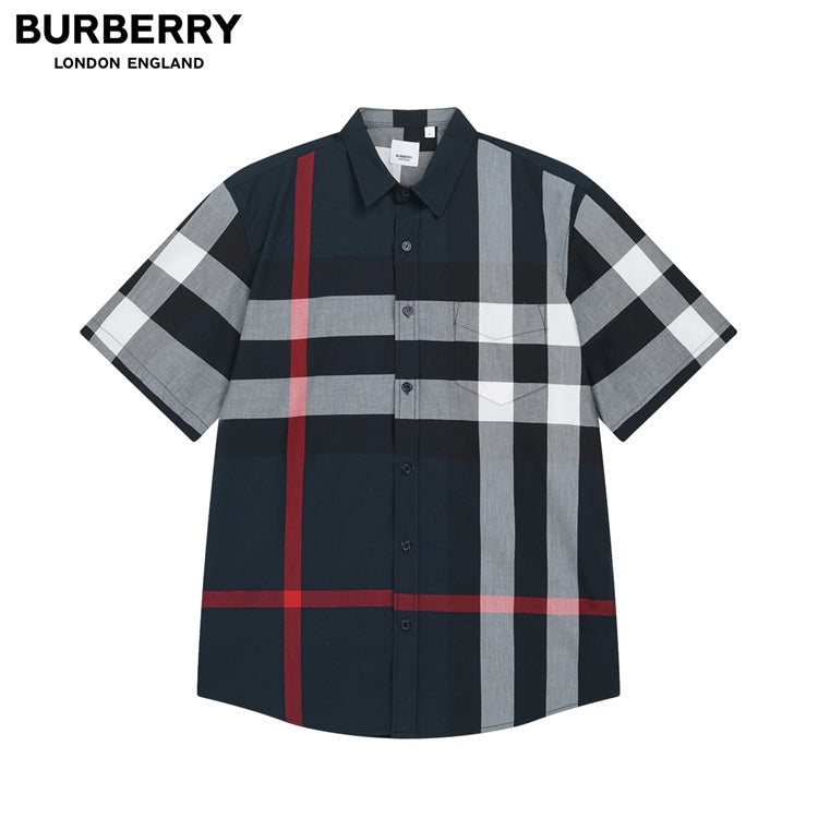 Black Stripes Brbry Polo Shirt
