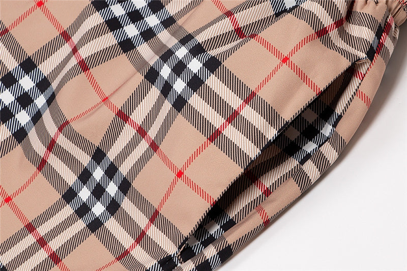 Stripes Brbry Design Shorts 1