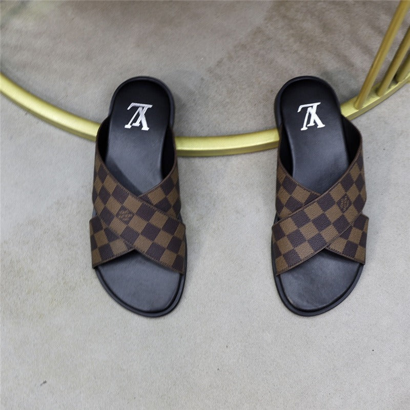 Brown LLV Design Sandals