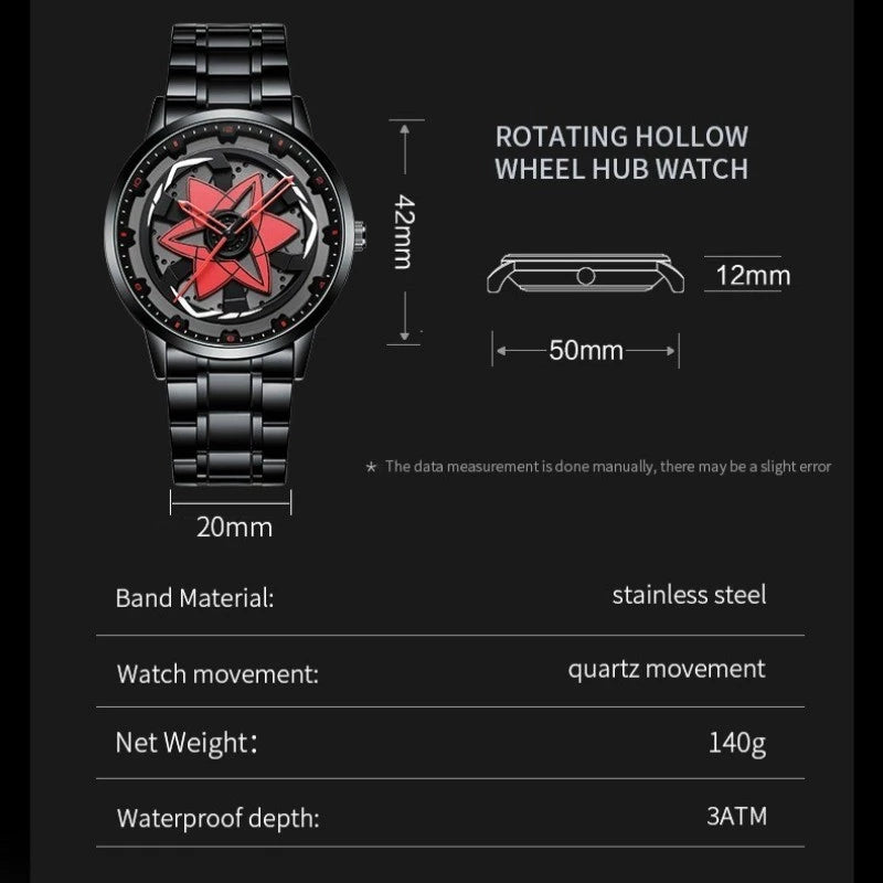 Sharigan 3D Dial Watch